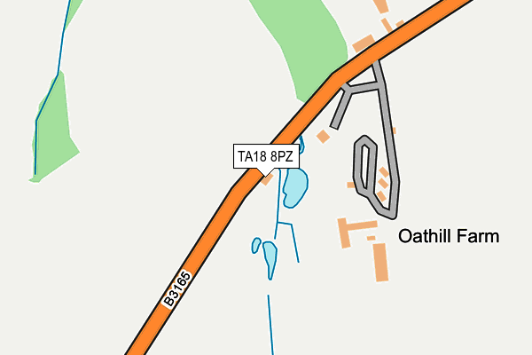 TA18 8PZ map - OS OpenMap – Local (Ordnance Survey) TA18 8PZ map - OS OpenMap – Local (Ordnance Survey)