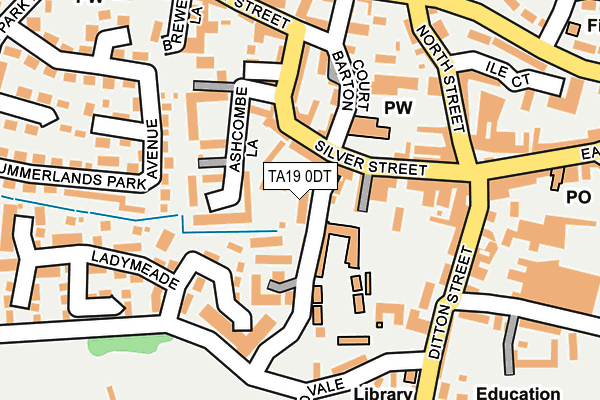 TA19 0DT map - OS OpenMap – Local (Ordnance Survey) TA19 0DT map - OS OpenMap – Local (Ordnance Survey)
