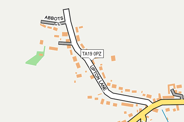 TA19 0PZ map - OS OpenMap – Local (Ordnance Survey) TA19 0PZ map - OS OpenMap – Local (Ordnance Survey)