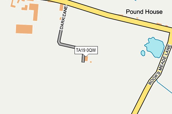 TA19 0QW map - OS OpenMap – Local (Ordnance Survey) TA19 0QW map - OS OpenMap – Local (Ordnance Survey)