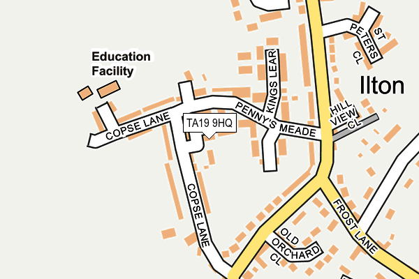 TA19 9HQ map - OS OpenMap – Local (Ordnance Survey) TA19 9HQ map - OS OpenMap – Local (Ordnance Survey)