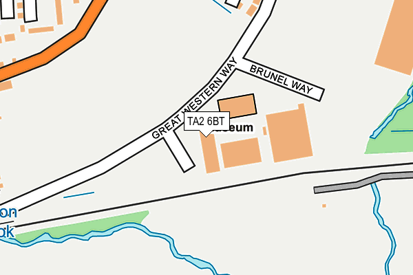 TA2 6BT map - OS OpenMap – Local (Ordnance Survey) TA2 6BT map - OS OpenMap – Local (Ordnance Survey)