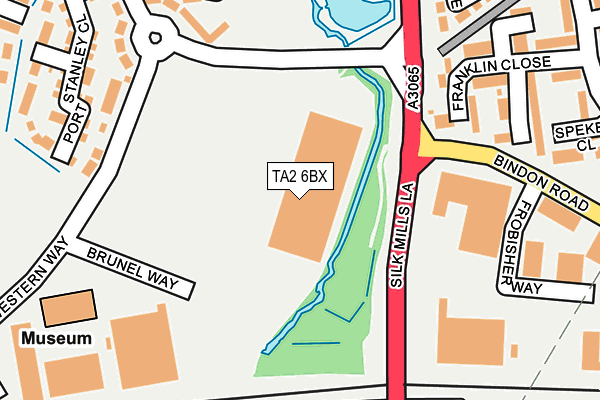 TA2 6BX map - OS OpenMap – Local (Ordnance Survey) TA2 6BX map - OS OpenMap – Local (Ordnance Survey)