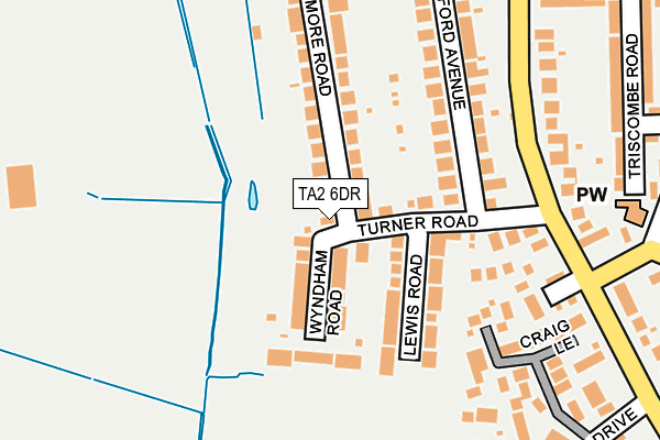 TA2 6DR map - OS OpenMap – Local (Ordnance Survey) TA2 6DR map - OS OpenMap – Local (Ordnance Survey)