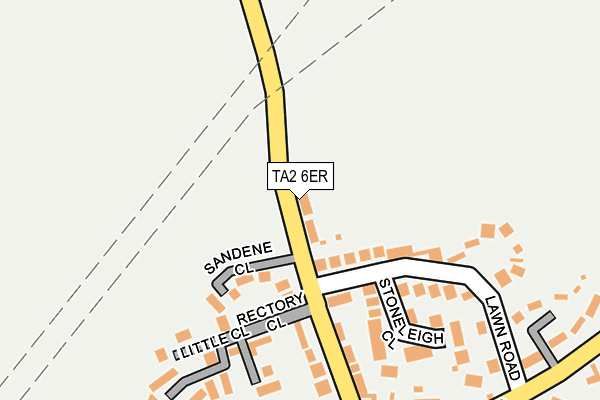 TA2 6ER map - OS OpenMap – Local (Ordnance Survey) TA2 6ER map - OS OpenMap – Local (Ordnance Survey)