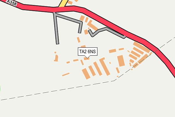 TA2 6NS map - OS OpenMap – Local (Ordnance Survey) TA2 6NS map - OS OpenMap – Local (Ordnance Survey)