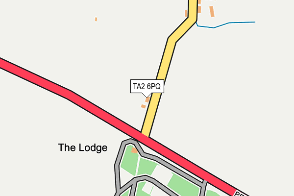 TA2 6PQ map - OS OpenMap – Local (Ordnance Survey) TA2 6PQ map - OS OpenMap – Local (Ordnance Survey)