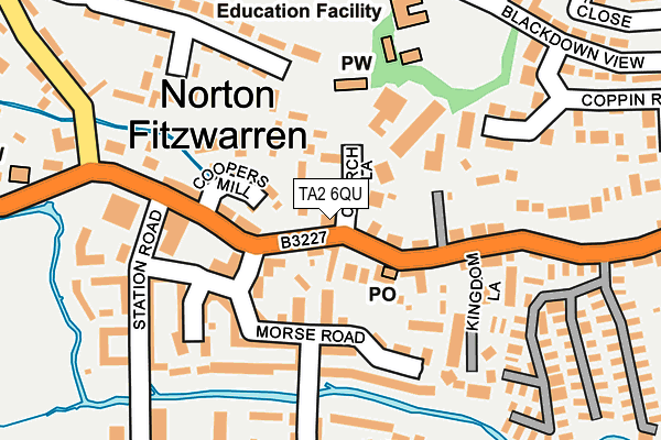 TA2 6QU map - OS OpenMap – Local (Ordnance Survey) TA2 6QU map - OS OpenMap – Local (Ordnance Survey)