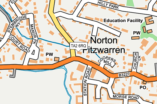 TA2 6RQ map - OS OpenMap – Local (Ordnance Survey) TA2 6RQ map - OS OpenMap – Local (Ordnance Survey)