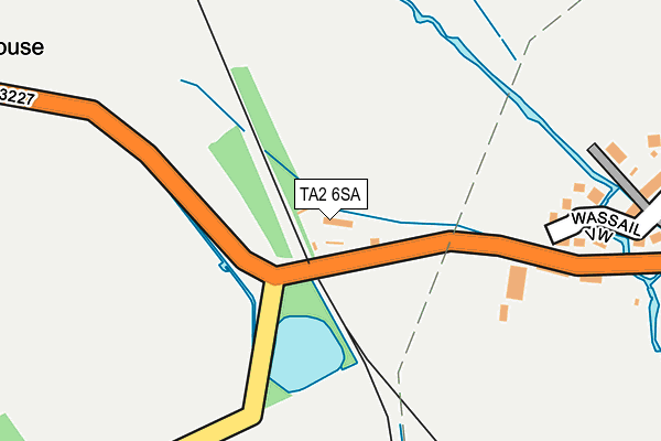 TA2 6SA map - OS OpenMap – Local (Ordnance Survey) TA2 6SA map - OS OpenMap – Local (Ordnance Survey)
