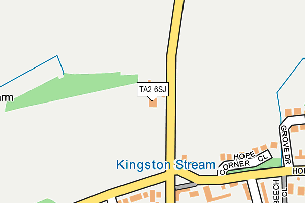 TA2 6SJ map - OS OpenMap – Local (Ordnance Survey) TA2 6SJ map - OS OpenMap – Local (Ordnance Survey)