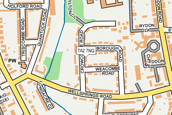 TA2 7NQ map - OS OpenMap – Local (Ordnance Survey) TA2 7NQ map - OS OpenMap – Local (Ordnance Survey)