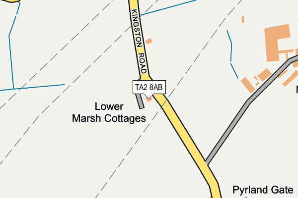 TA2 8AB map - OS OpenMap – Local (Ordnance Survey) TA2 8AB map - OS OpenMap – Local (Ordnance Survey)