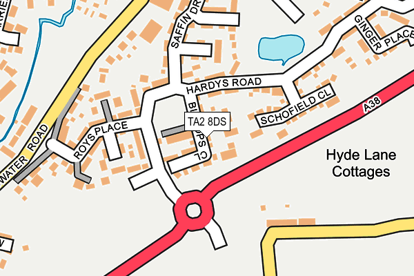 TA2 8DS map - OS OpenMap – Local (Ordnance Survey) TA2 8DS map - OS OpenMap – Local (Ordnance Survey)