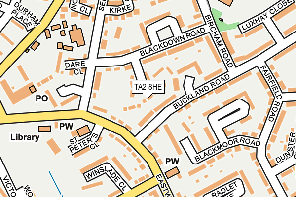 TA2 8HE map - OS OpenMap – Local (Ordnance Survey) TA2 8HE map - OS OpenMap – Local (Ordnance Survey)