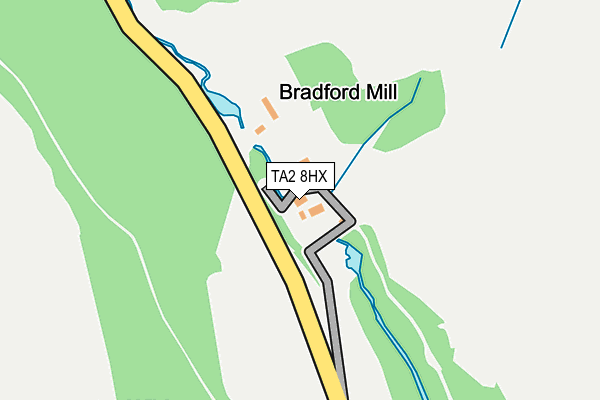 TA2 8HX map - OS OpenMap – Local (Ordnance Survey) TA2 8HX map - OS OpenMap – Local (Ordnance Survey)