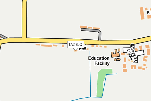 TA2 8JQ map - OS OpenMap – Local (Ordnance Survey) TA2 8JQ map - OS OpenMap – Local (Ordnance Survey)