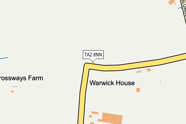 TA2 8NN map - OS OpenMap – Local (Ordnance Survey) TA2 8NN map - OS OpenMap – Local (Ordnance Survey)