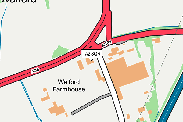 TA2 8QR map - OS OpenMap – Local (Ordnance Survey) TA2 8QR map - OS OpenMap – Local (Ordnance Survey)