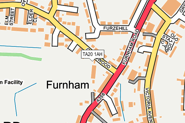 TA20 1AH map - OS OpenMap – Local (Ordnance Survey) TA20 1AH map - OS OpenMap – Local (Ordnance Survey)