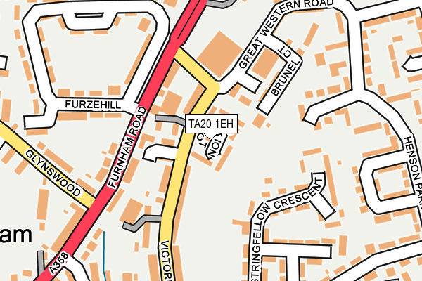 TA20 1EH map - OS OpenMap – Local (Ordnance Survey) TA20 1EH map - OS OpenMap – Local (Ordnance Survey)