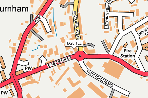 TA20 1EL map - OS OpenMap – Local (Ordnance Survey) TA20 1EL map - OS OpenMap – Local (Ordnance Survey)
