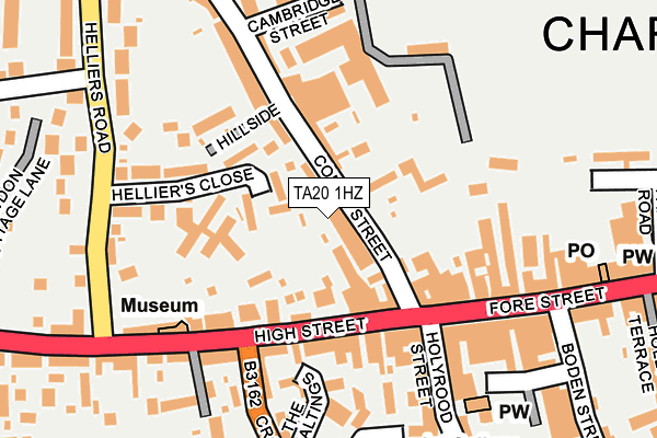 TA20 1HZ map - OS OpenMap – Local (Ordnance Survey) TA20 1HZ map - OS OpenMap – Local (Ordnance Survey)