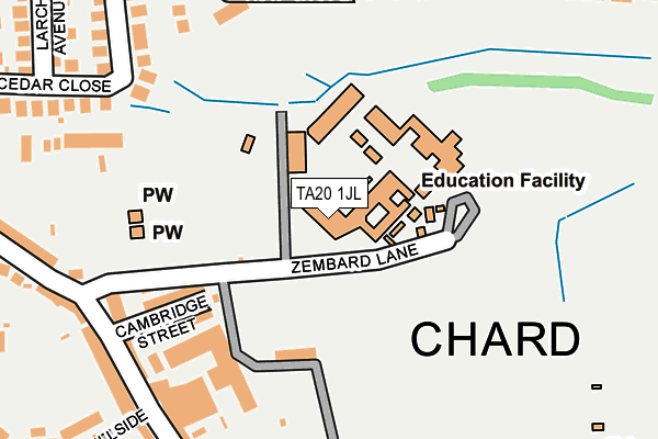 TA20 1JL map - OS OpenMap – Local (Ordnance Survey) TA20 1JL map - OS OpenMap – Local (Ordnance Survey)
