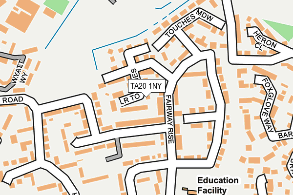 TA20 1NY map - OS OpenMap – Local (Ordnance Survey) TA20 1NY map - OS OpenMap – Local (Ordnance Survey)