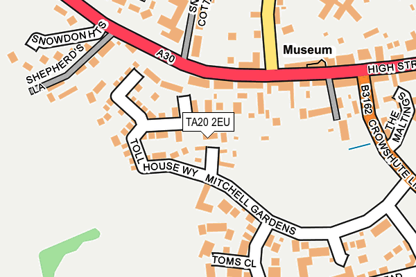 TA20 2EU map - OS OpenMap – Local (Ordnance Survey) TA20 2EU map - OS OpenMap – Local (Ordnance Survey)