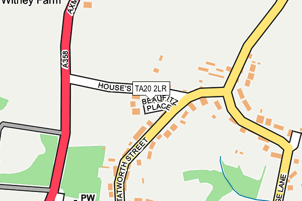 TA20 2LR map - OS OpenMap – Local (Ordnance Survey) TA20 2LR map - OS OpenMap – Local (Ordnance Survey)