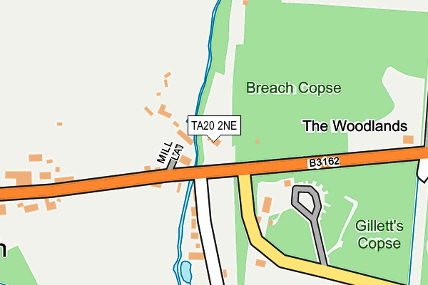 TA20 2NE map - OS OpenMap – Local (Ordnance Survey) TA20 2NE map - OS OpenMap – Local (Ordnance Survey)