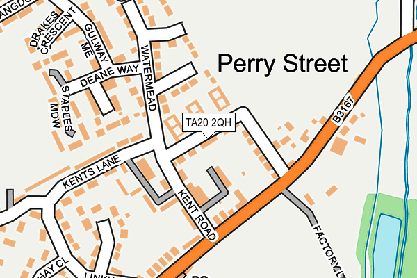 TA20 2QH map - OS OpenMap – Local (Ordnance Survey) TA20 2QH map - OS OpenMap – Local (Ordnance Survey)