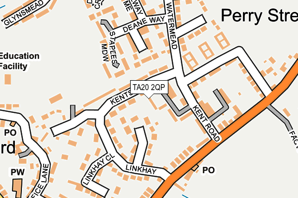 TA20 2QP map - OS OpenMap – Local (Ordnance Survey) TA20 2QP map - OS OpenMap – Local (Ordnance Survey)
