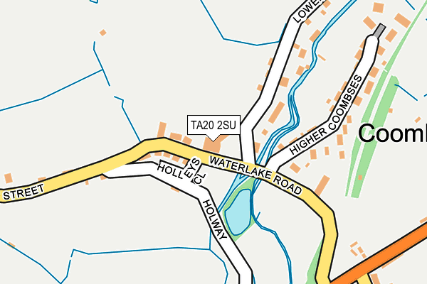 TA20 2SU map - OS OpenMap – Local (Ordnance Survey) TA20 2SU map - OS OpenMap – Local (Ordnance Survey)