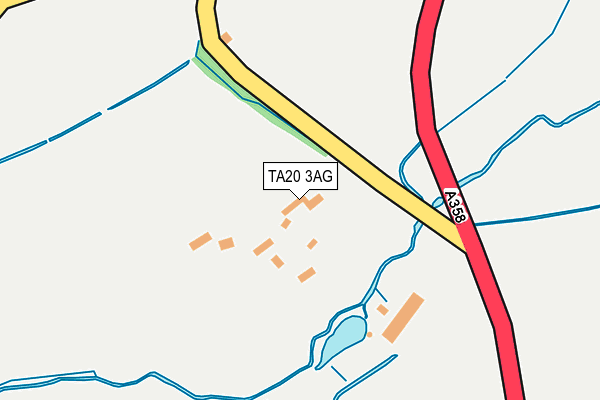 TA20 3AG map - OS OpenMap – Local (Ordnance Survey) TA20 3AG map - OS OpenMap – Local (Ordnance Survey)
