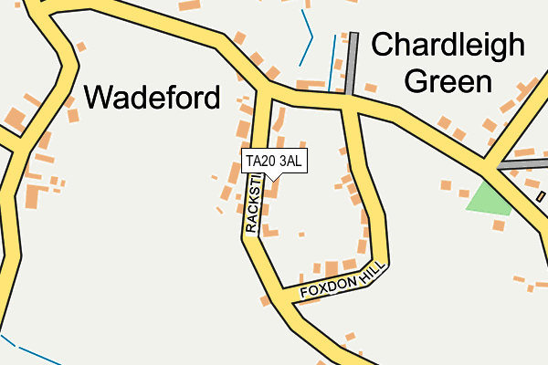 TA20 3AL map - OS OpenMap – Local (Ordnance Survey)