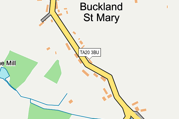 TA20 3BU map - OS OpenMap – Local (Ordnance Survey) TA20 3BU map - OS OpenMap – Local (Ordnance Survey)