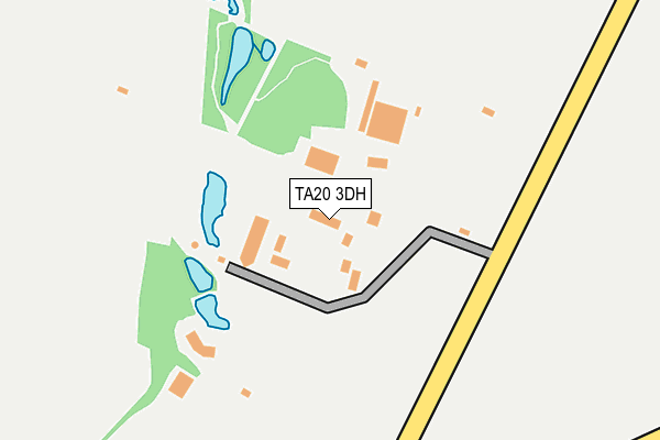 TA20 3DH map - OS OpenMap – Local (Ordnance Survey) TA20 3DH map - OS OpenMap – Local (Ordnance Survey)
