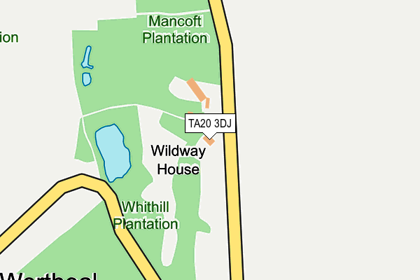 TA20 3DJ map - OS OpenMap – Local (Ordnance Survey) TA20 3DJ map - OS OpenMap – Local (Ordnance Survey)