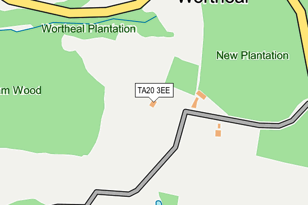 TA20 3EE map - OS OpenMap – Local (Ordnance Survey) TA20 3EE map - OS OpenMap – Local (Ordnance Survey)