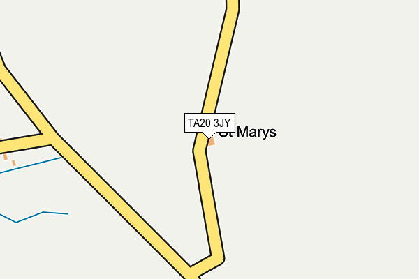 TA20 3JY map - OS OpenMap – Local (Ordnance Survey) TA20 3JY map - OS OpenMap – Local (Ordnance Survey)