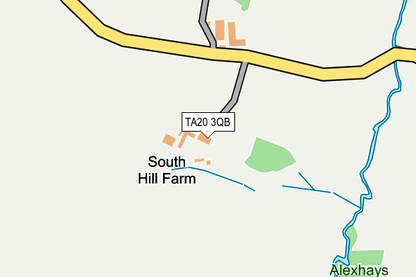 TA20 3QB map - OS OpenMap – Local (Ordnance Survey) TA20 3QB map - OS OpenMap – Local (Ordnance Survey)