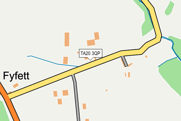 TA20 3QP map - OS OpenMap – Local (Ordnance Survey)