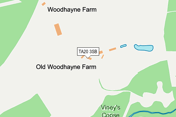TA20 3SB map - OS OpenMap – Local (Ordnance Survey) TA20 3SB map - OS OpenMap – Local (Ordnance Survey)