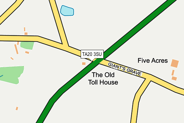 TA20 3SU map - OS OpenMap – Local (Ordnance Survey) TA20 3SU map - OS OpenMap – Local (Ordnance Survey)