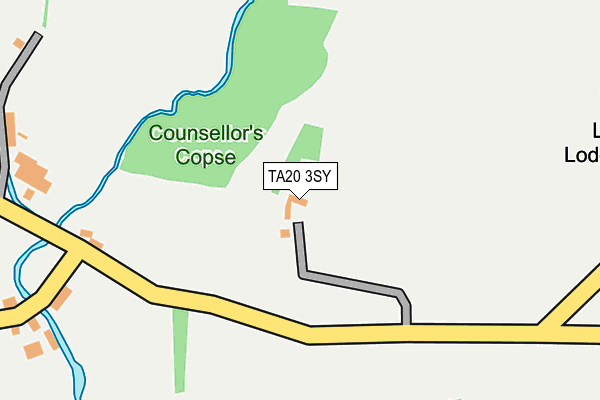 TA20 3SY map - OS OpenMap – Local (Ordnance Survey) TA20 3SY map - OS OpenMap – Local (Ordnance Survey)