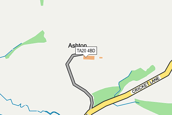 TA20 4BD map - OS OpenMap – Local (Ordnance Survey) TA20 4BD map - OS OpenMap – Local (Ordnance Survey)