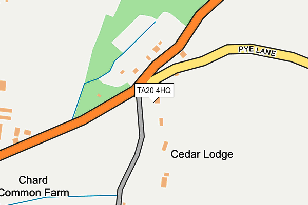 TA20 4HQ map - OS OpenMap – Local (Ordnance Survey) TA20 4HQ map - OS OpenMap – Local (Ordnance Survey)