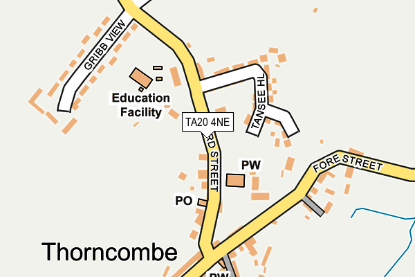 TA20 4NE map - OS OpenMap – Local (Ordnance Survey) TA20 4NE map - OS OpenMap – Local (Ordnance Survey)